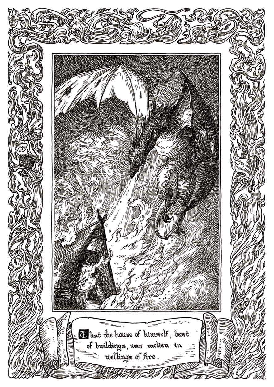 Beowulf Print - Wellings of Fire