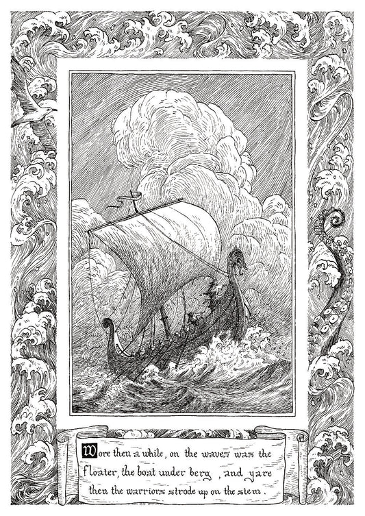 Beowulf Print - The Arrival