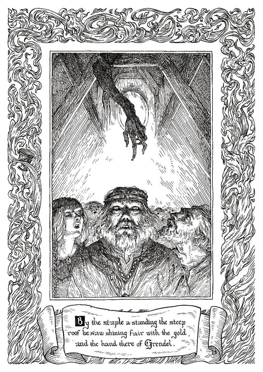 Beowulf Print - The Hand there of Grendel