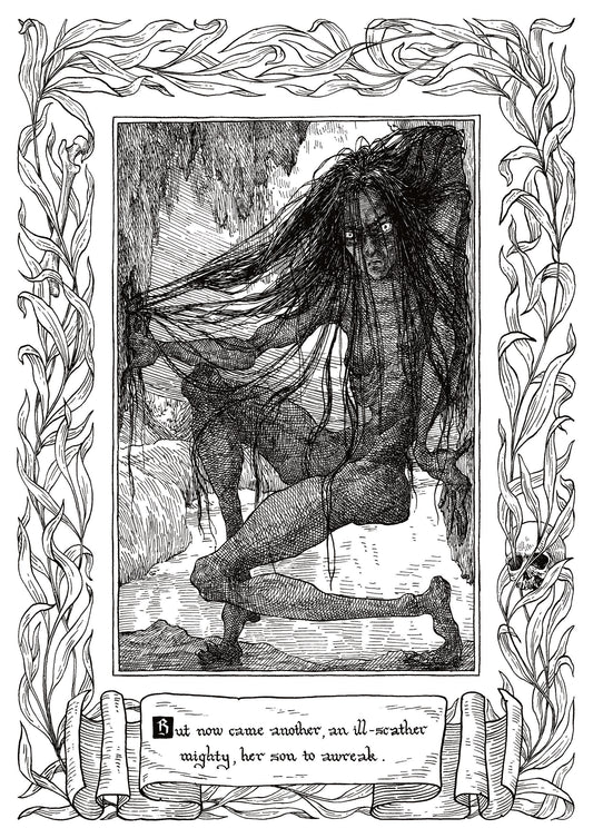 Beowulf Print - Now Came Another