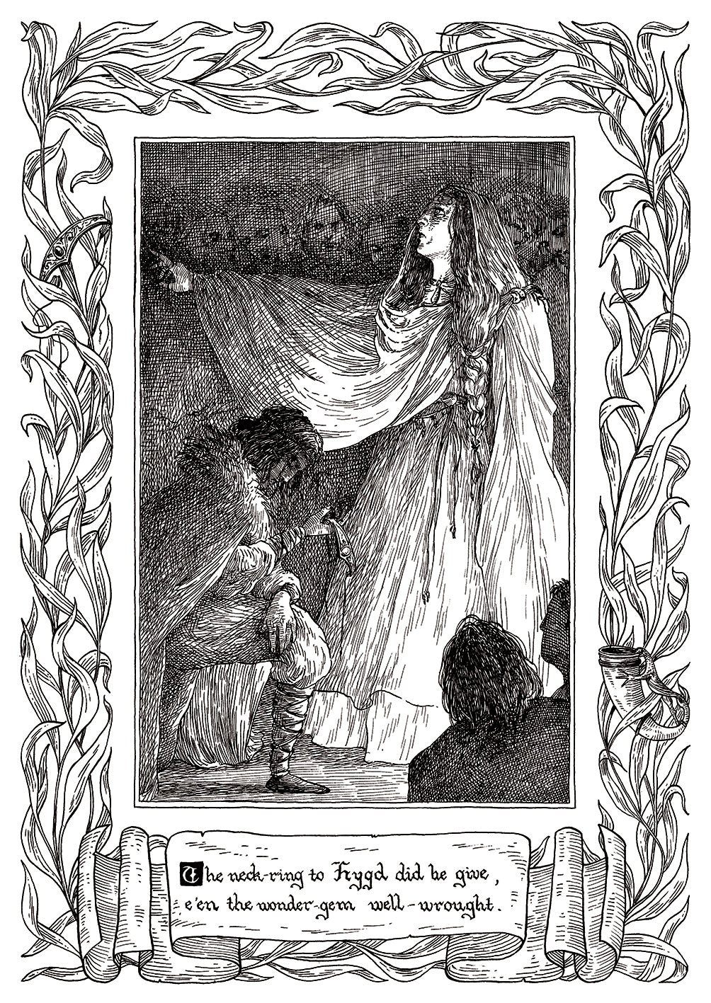 Beowulf Print - Queen Hygd