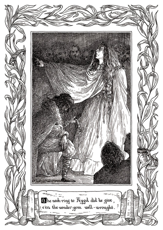 Beowulf Print - Queen Hygd