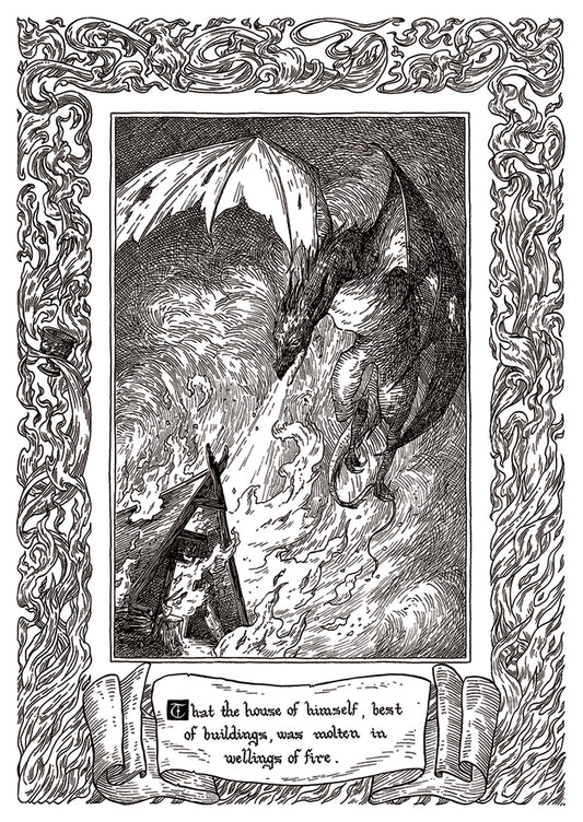 Beowulf Print - Wellings of Fire